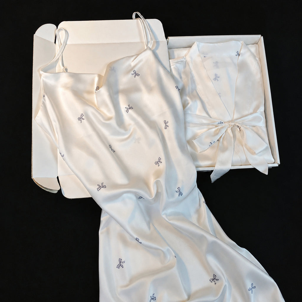 Cooling Silk Robe Set