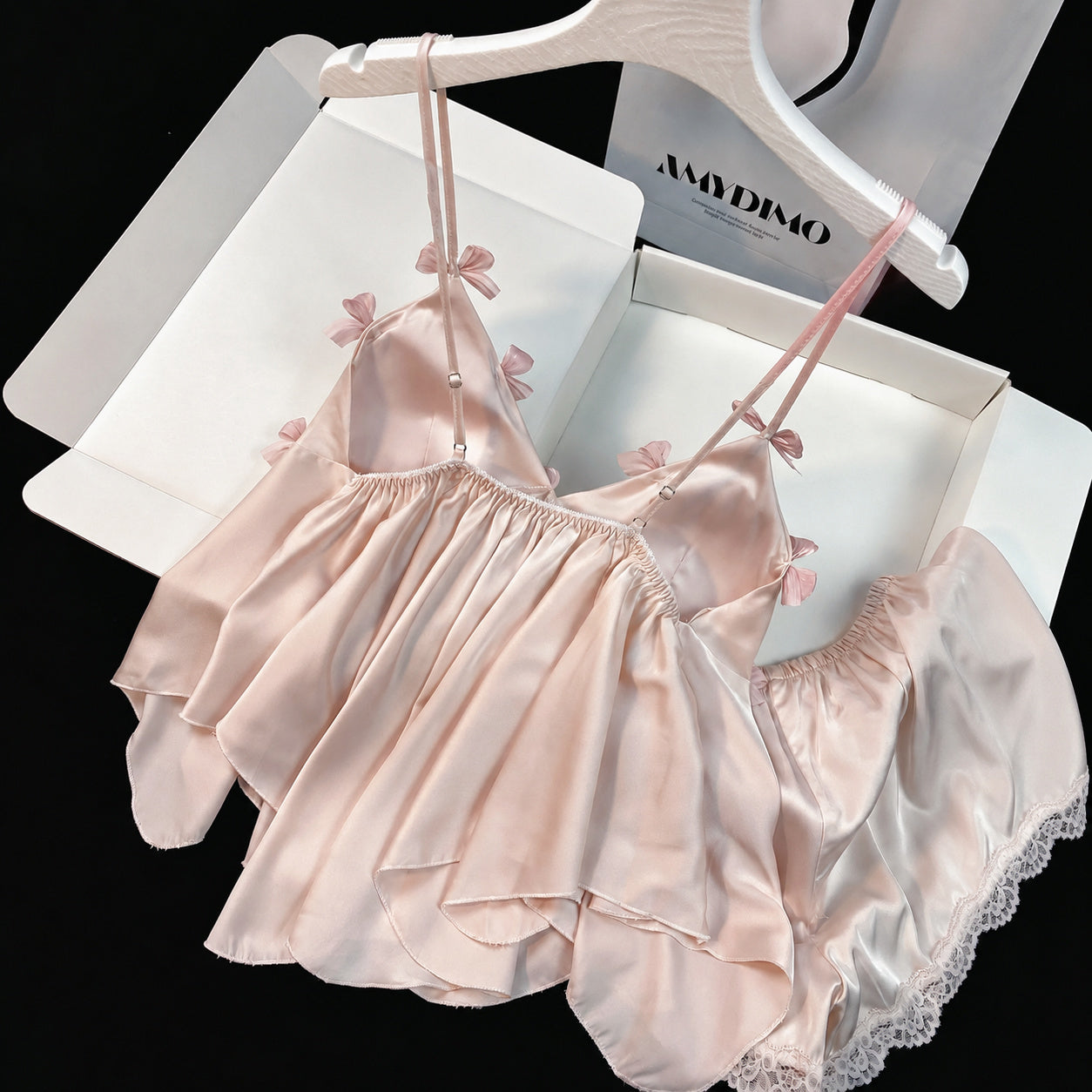 Ice-Silk Cami Shorts Set