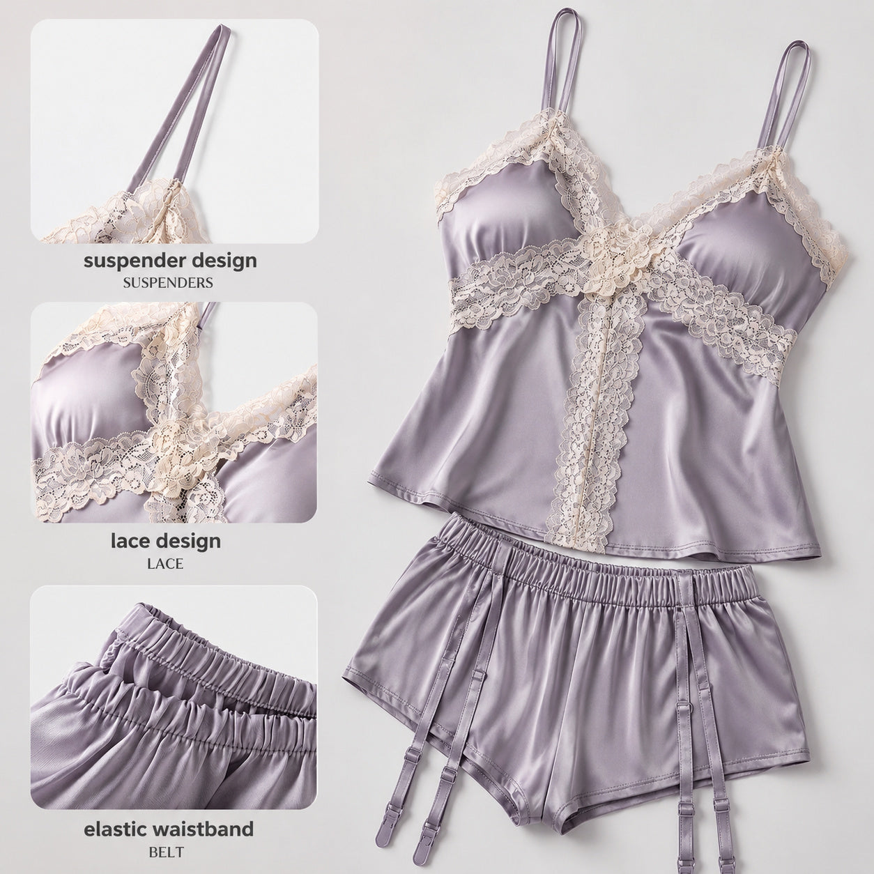 Ice-Silk Cooling Camisole Set