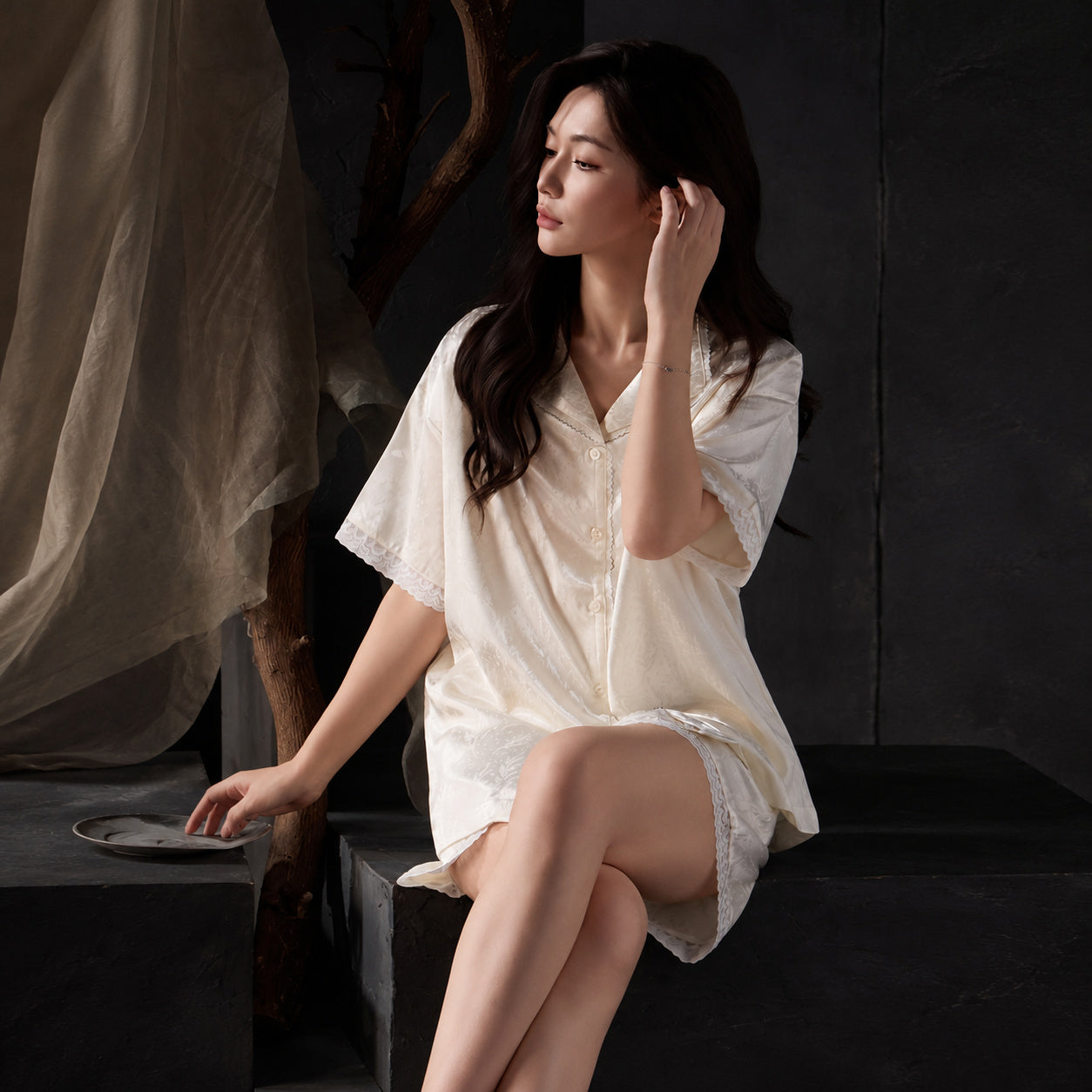 Summer Silk Pajama Set