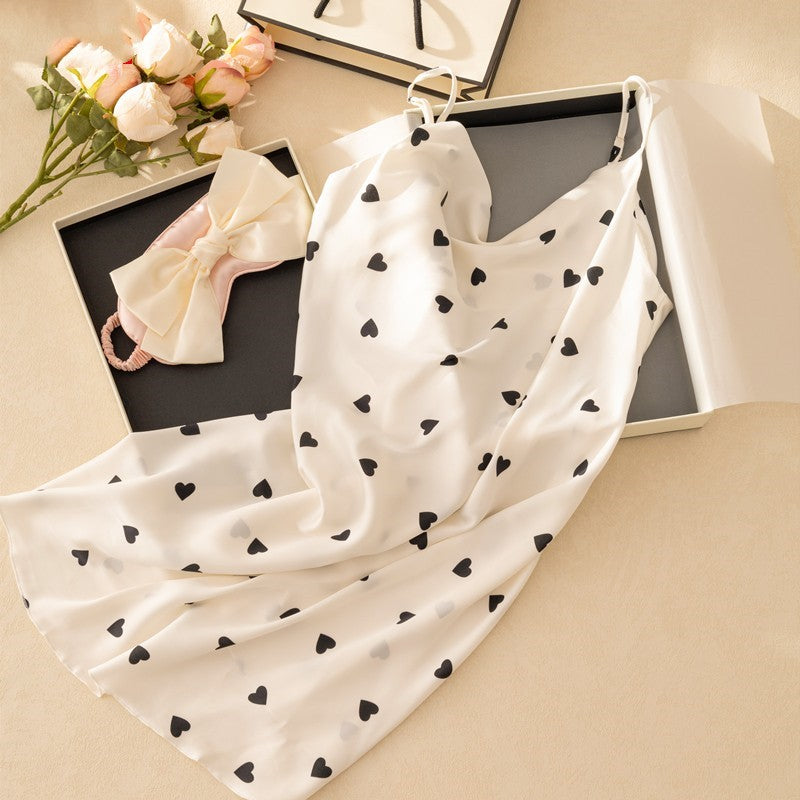 Silk Jacquard Camisole Slip