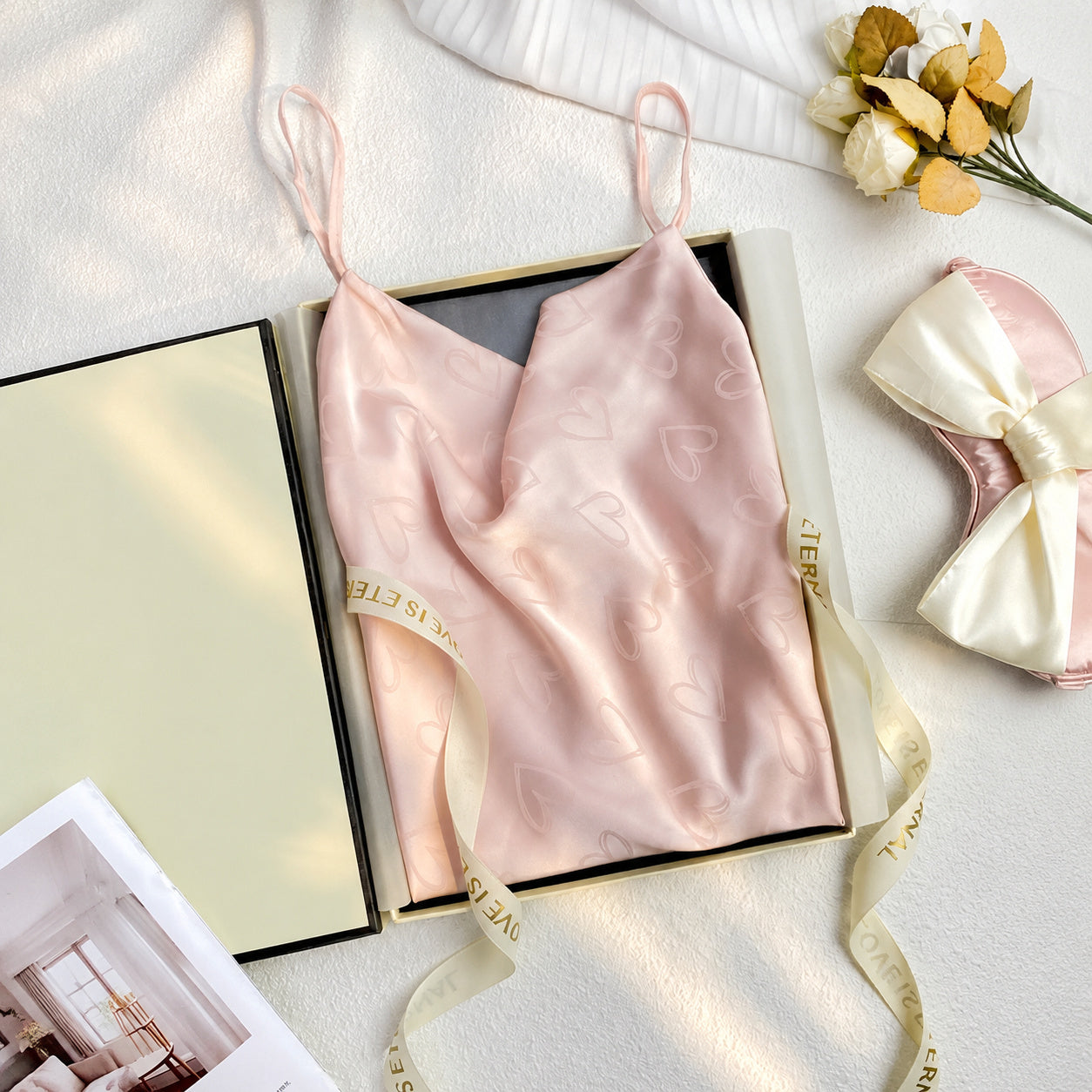 Silk Jacquard Camisole Slip