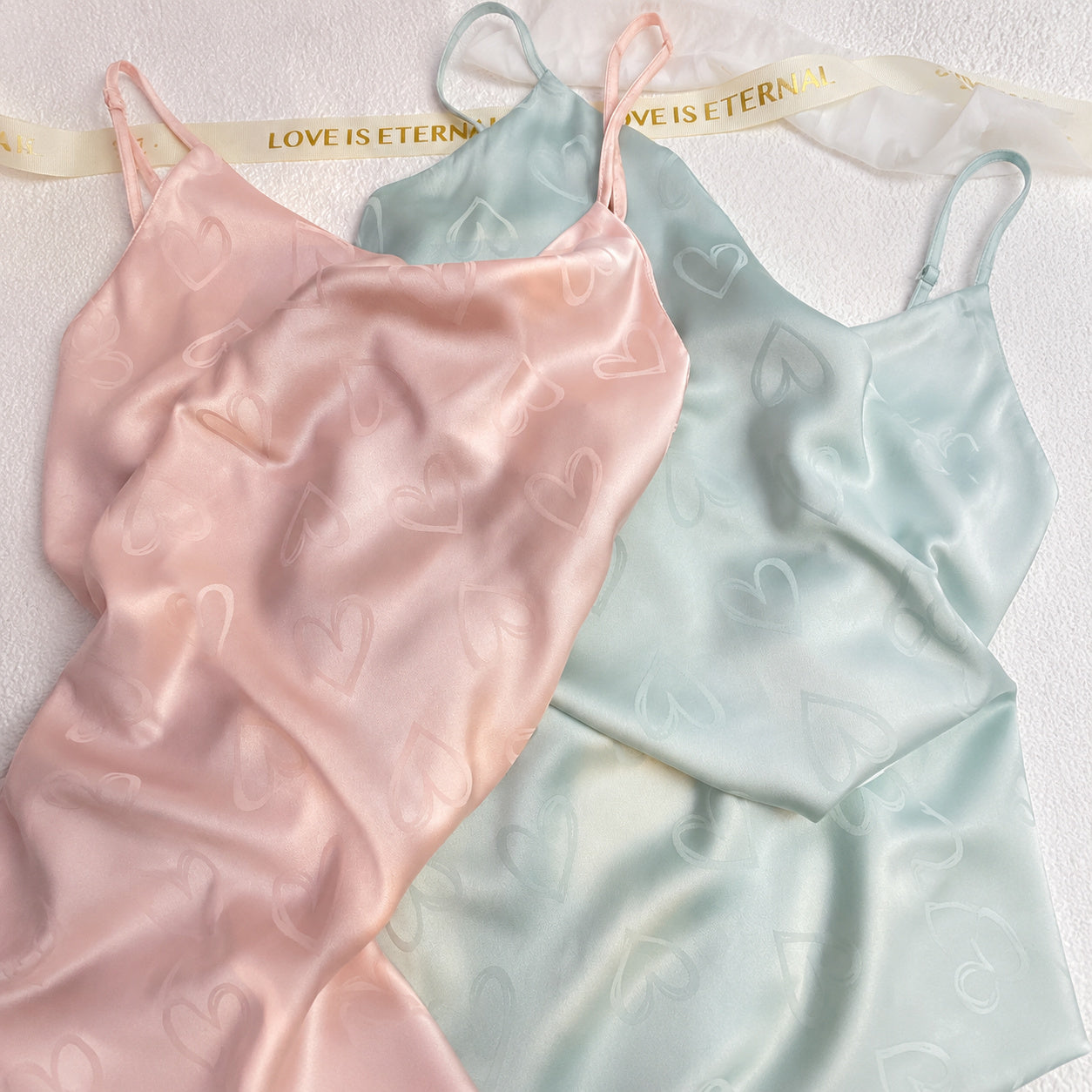 Silk Jacquard Camisole Slip