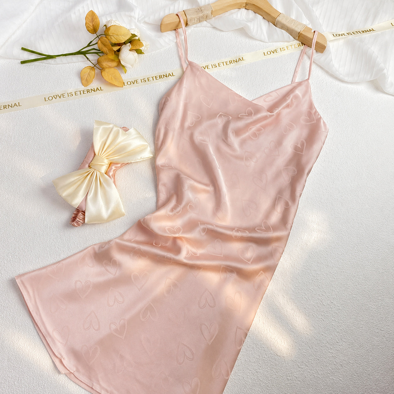 Silk Jacquard Camisole Slip
