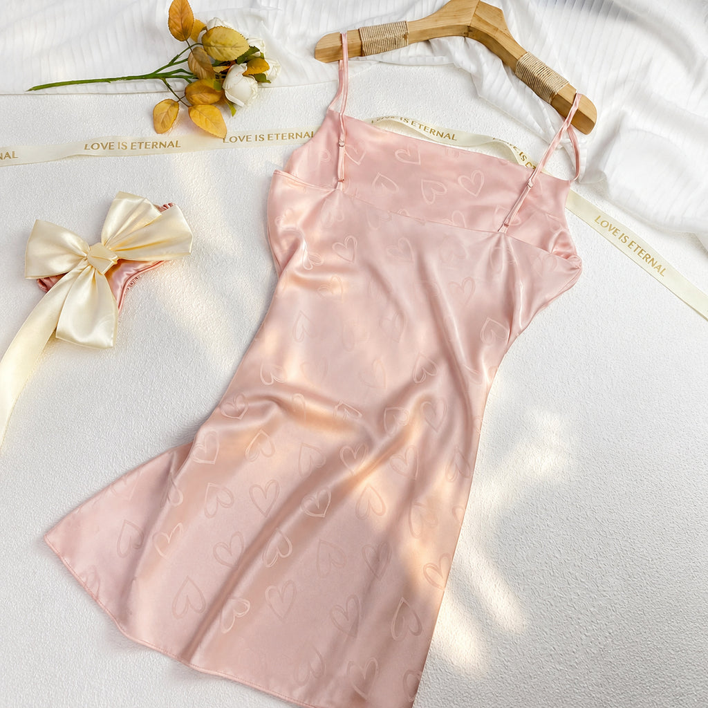 Silk Jacquard Camisole Slip