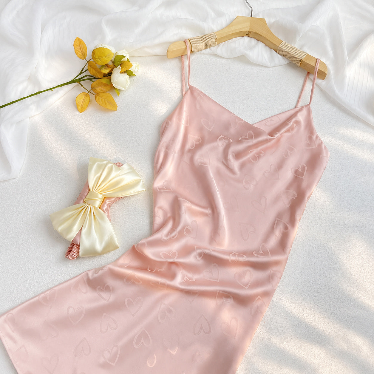 Cool-Touch Satin Nightgown
