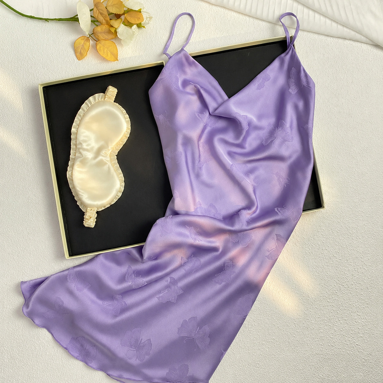 Cool-Touch Satin Nightgown