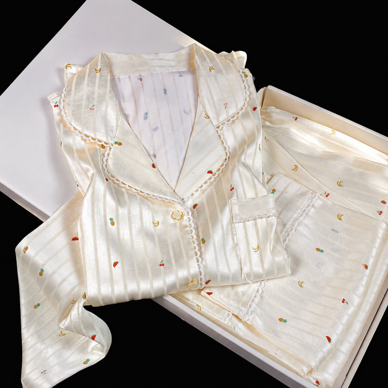 Cooling Ice-Silk Pajama Set