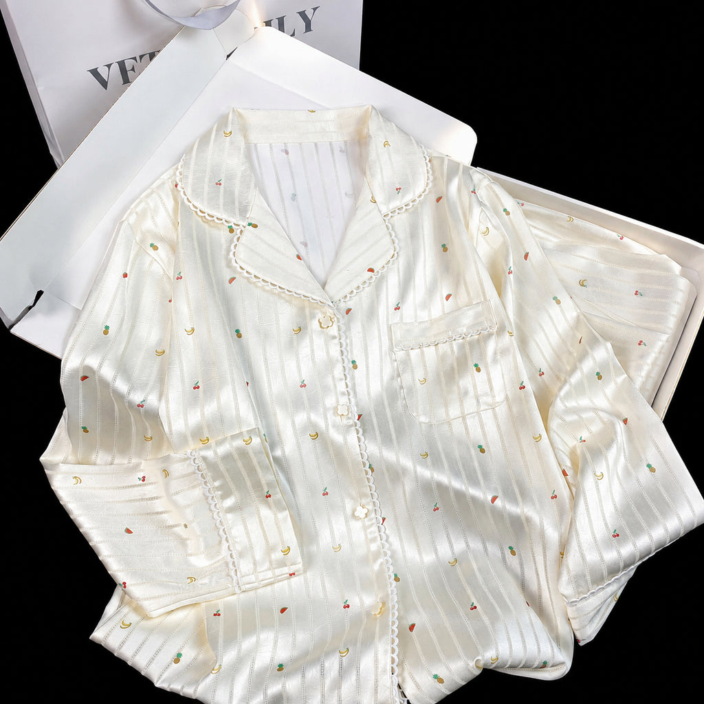 Cooling Ice-Silk Pajama Set