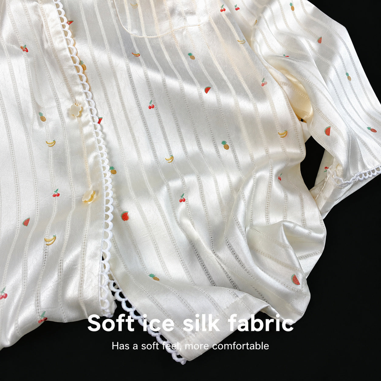 Cooling Ice-Silk Pajama Set