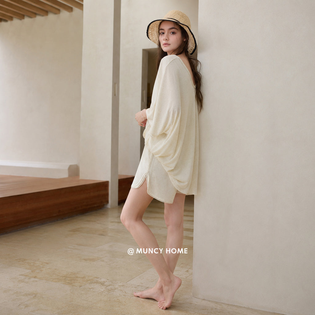 Breezy Linen Sleepwear Set