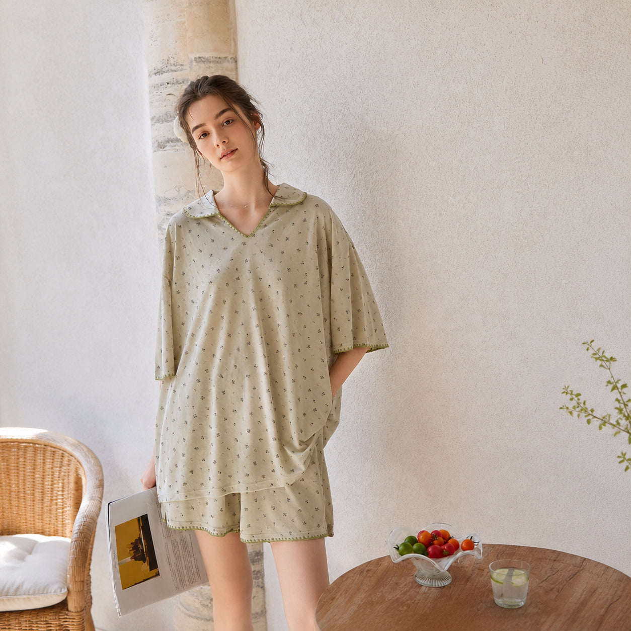 Lyocell Sleep Shirt With Pads
