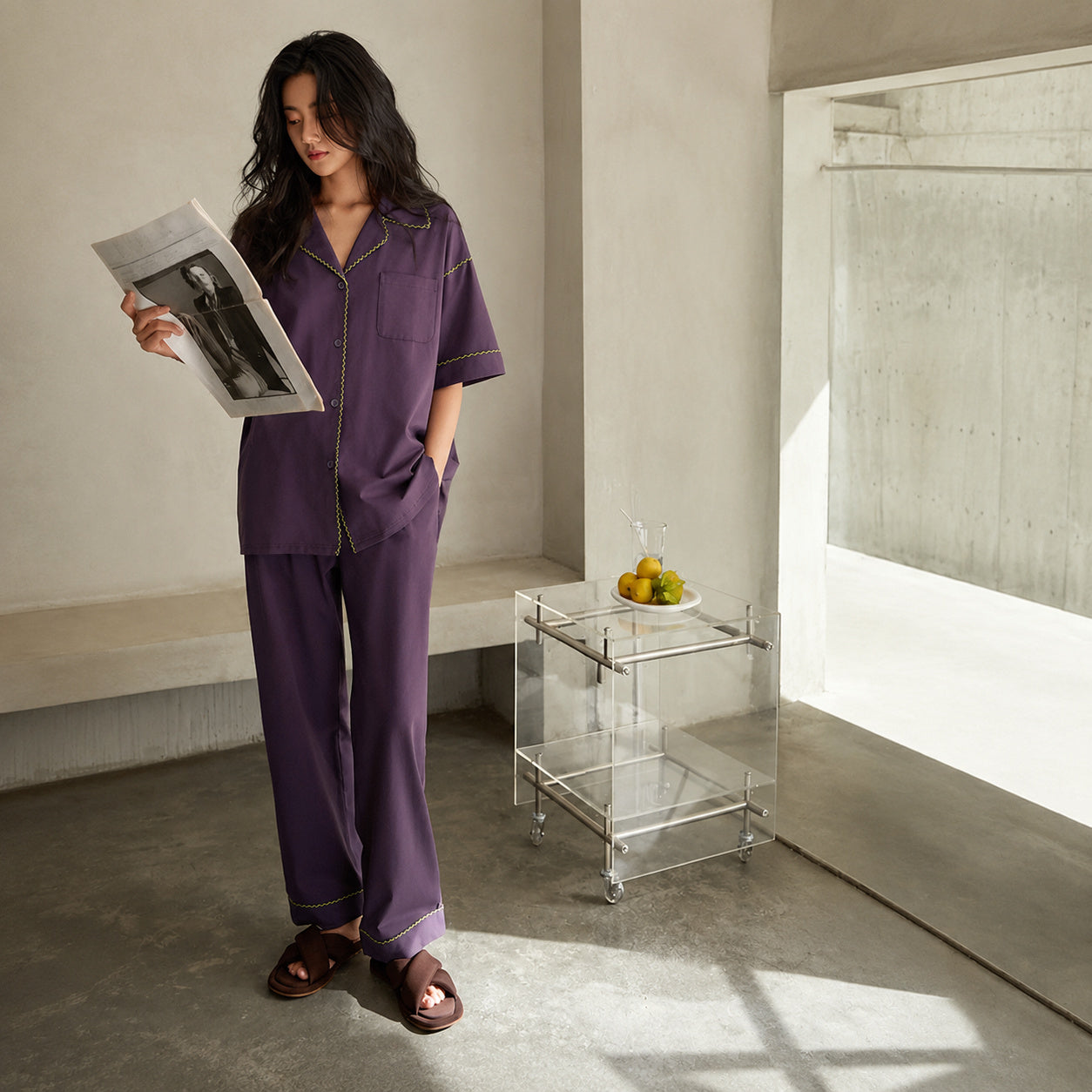 Cool Cotton Kimono Sleep Set