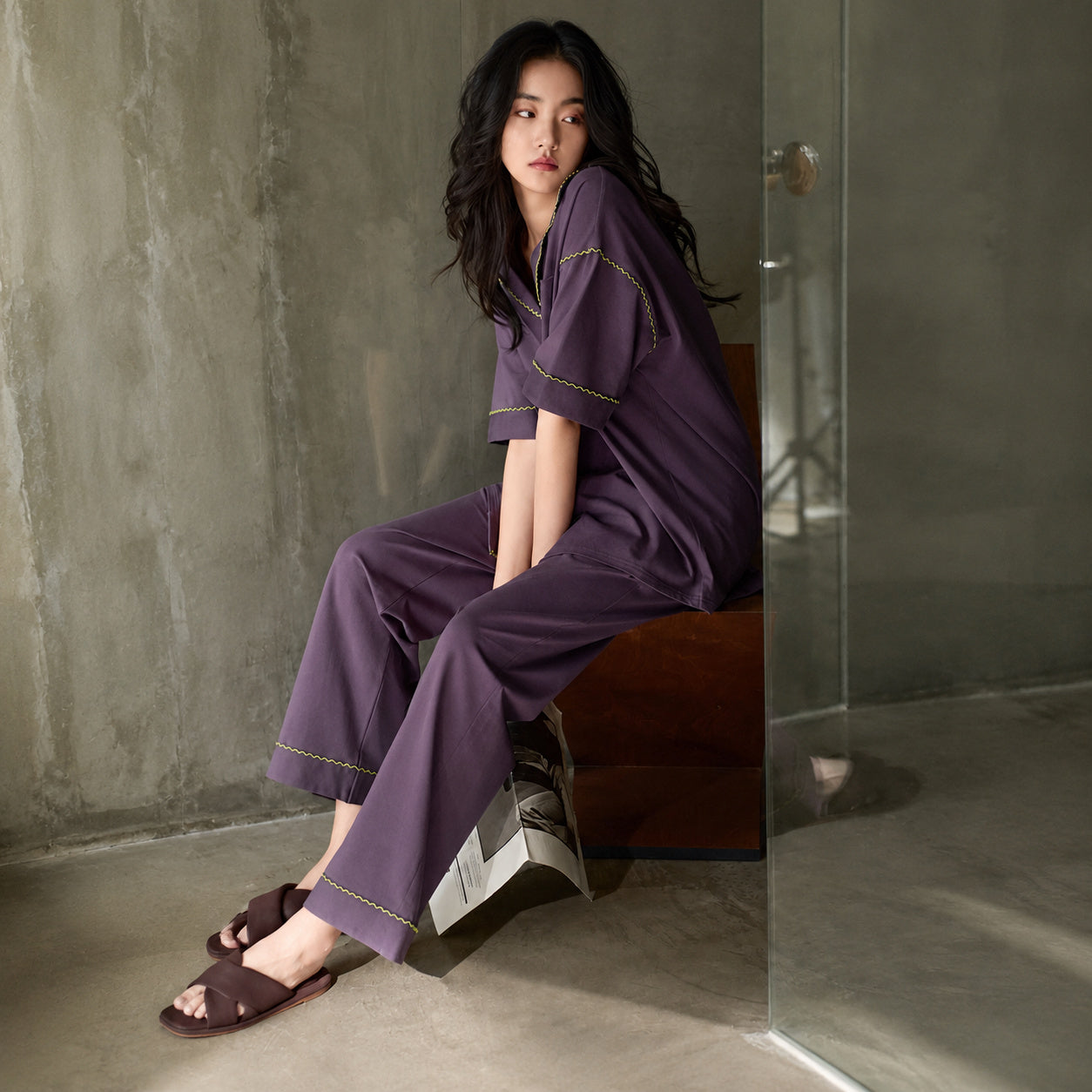 Cool Cotton Kimono Sleep Set