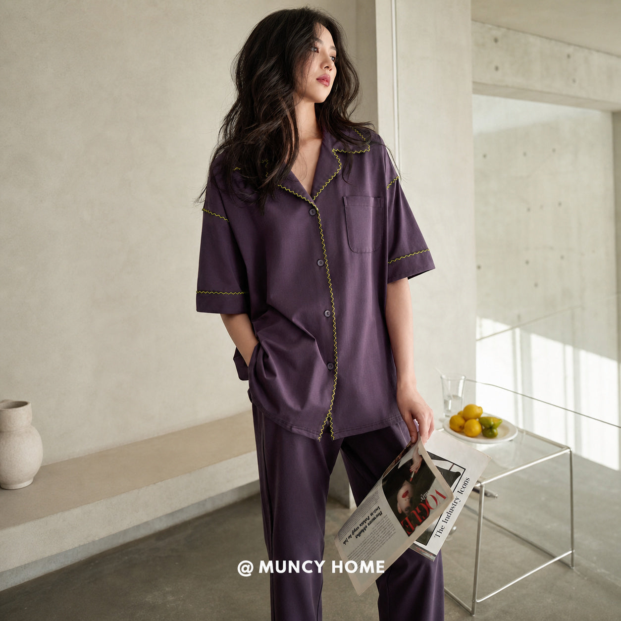 Cool Cotton Kimono Sleep Set