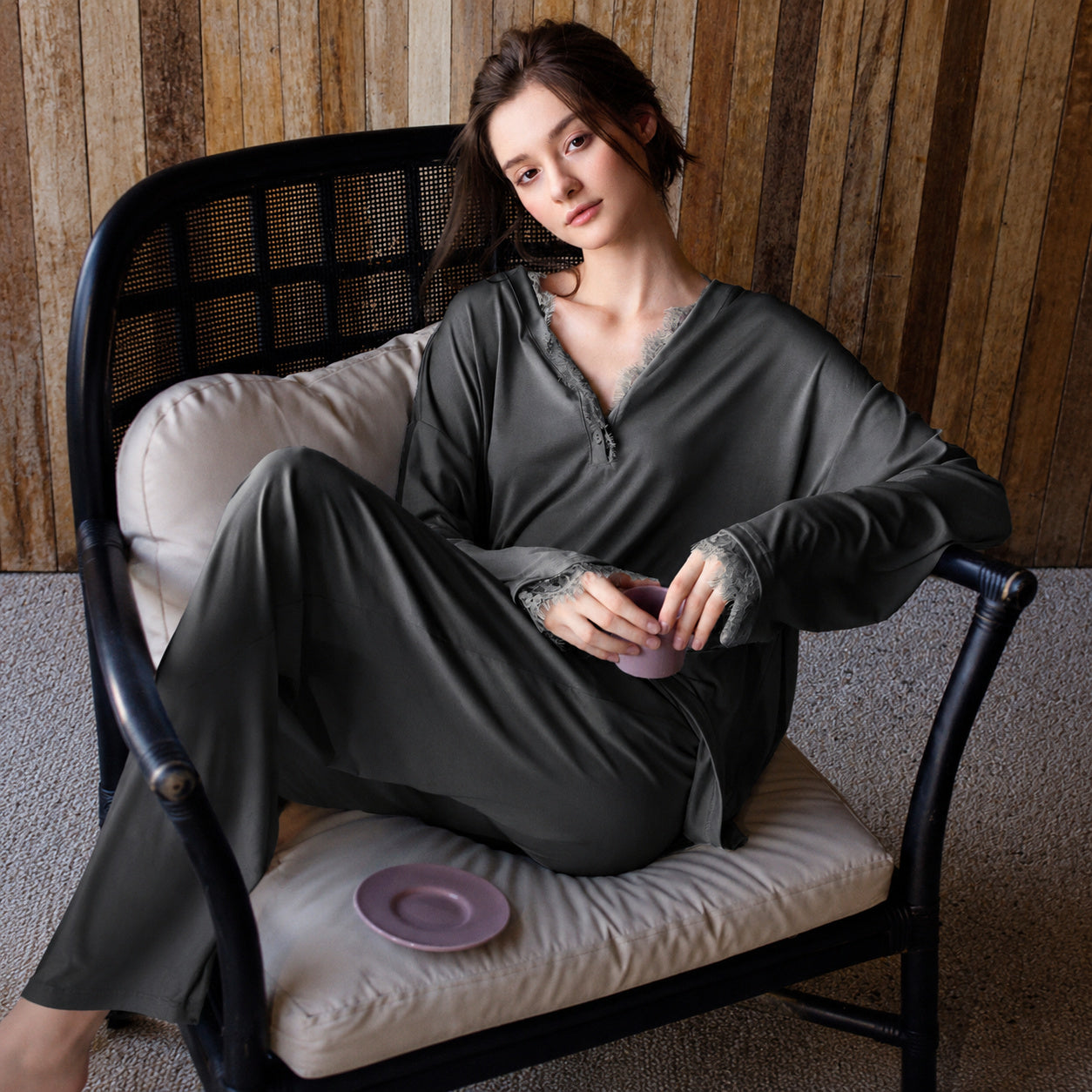 Tencel Lace Sleepwear Set