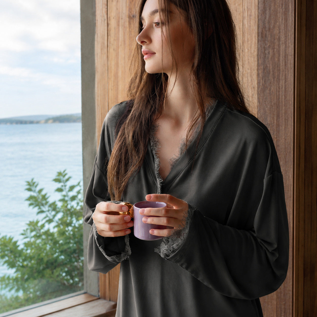 Tencel Lace Sleepwear Set