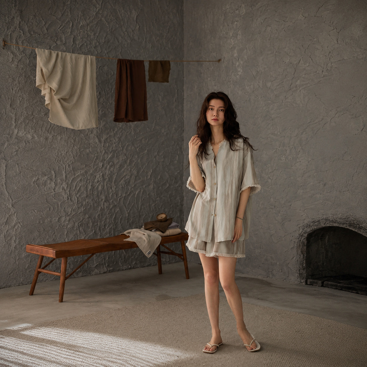 Cooling Knit Pajama Set