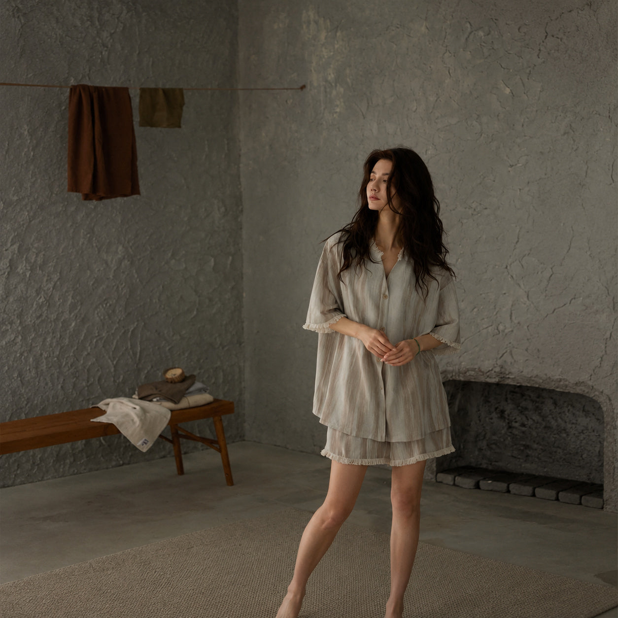 Cooling Knit Pajama Set