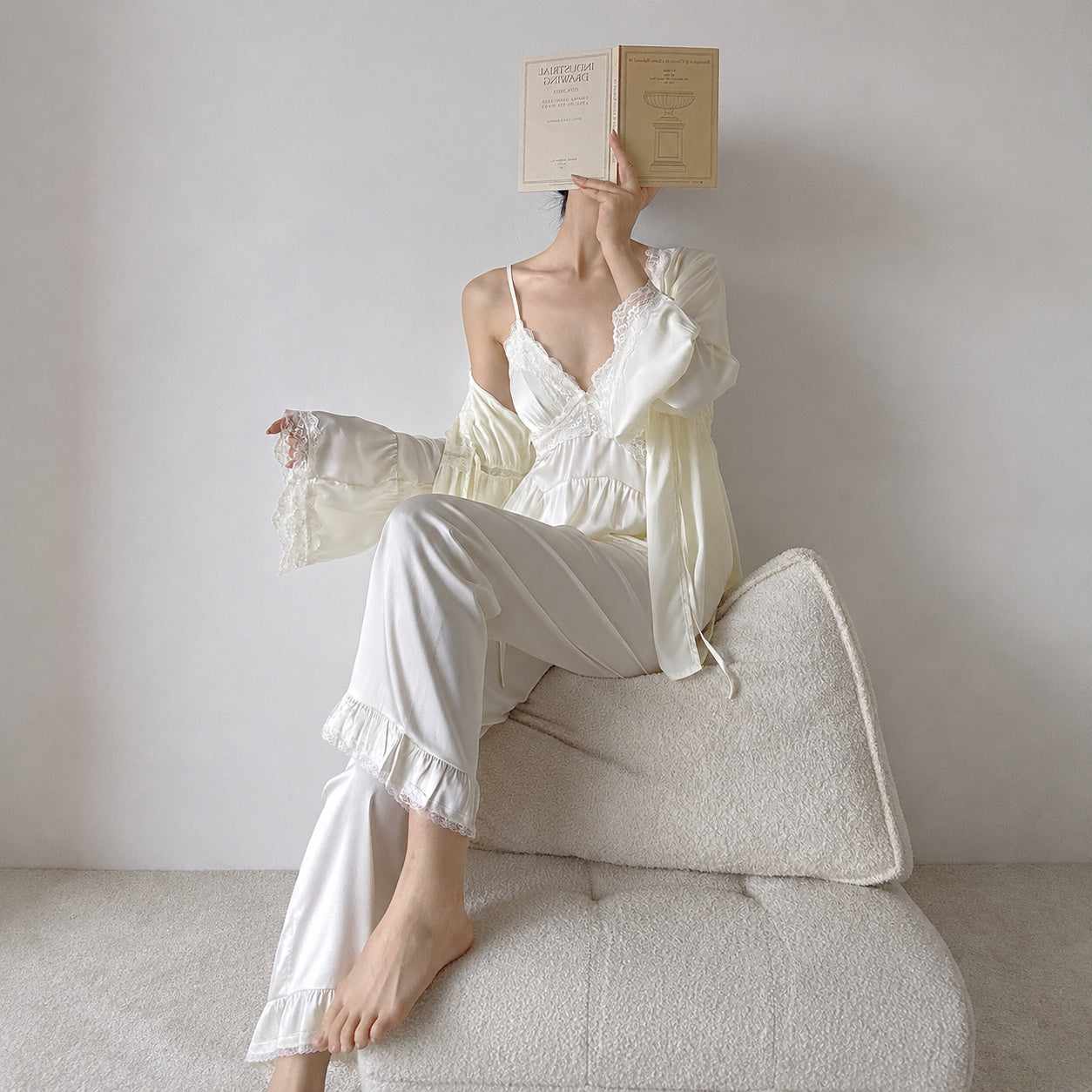 Ice Silk Camisole Sleep Set