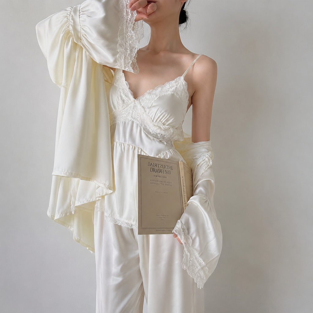 Ice Silk Camisole Sleep Set
