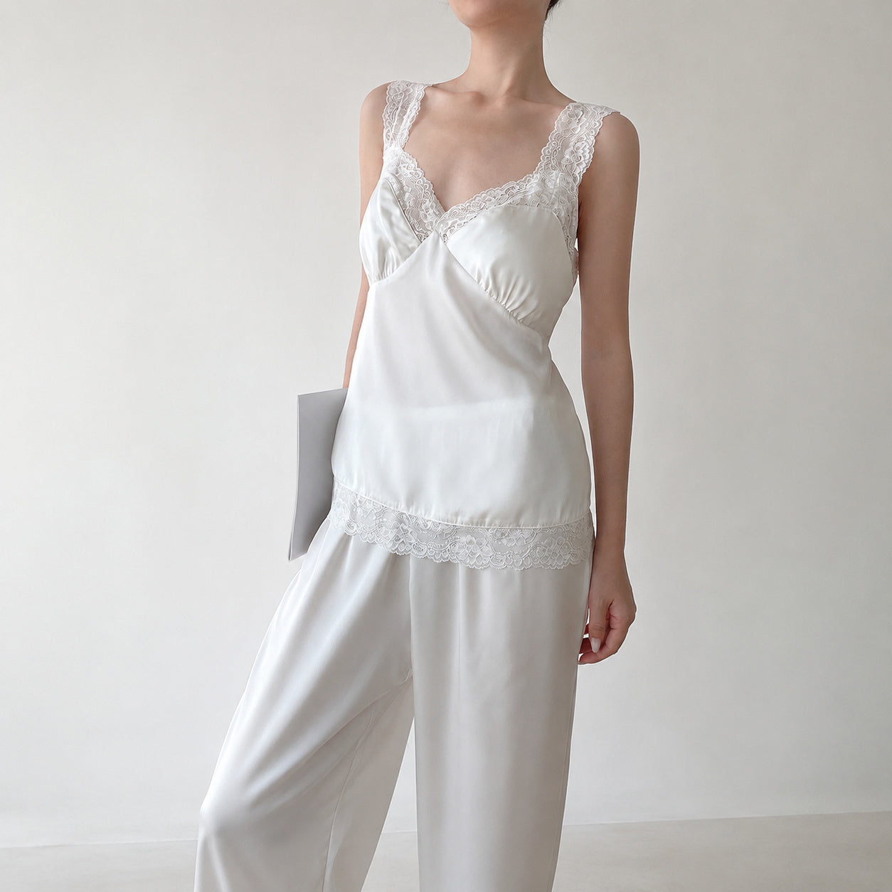 Ice Silk Lace Sleep Set