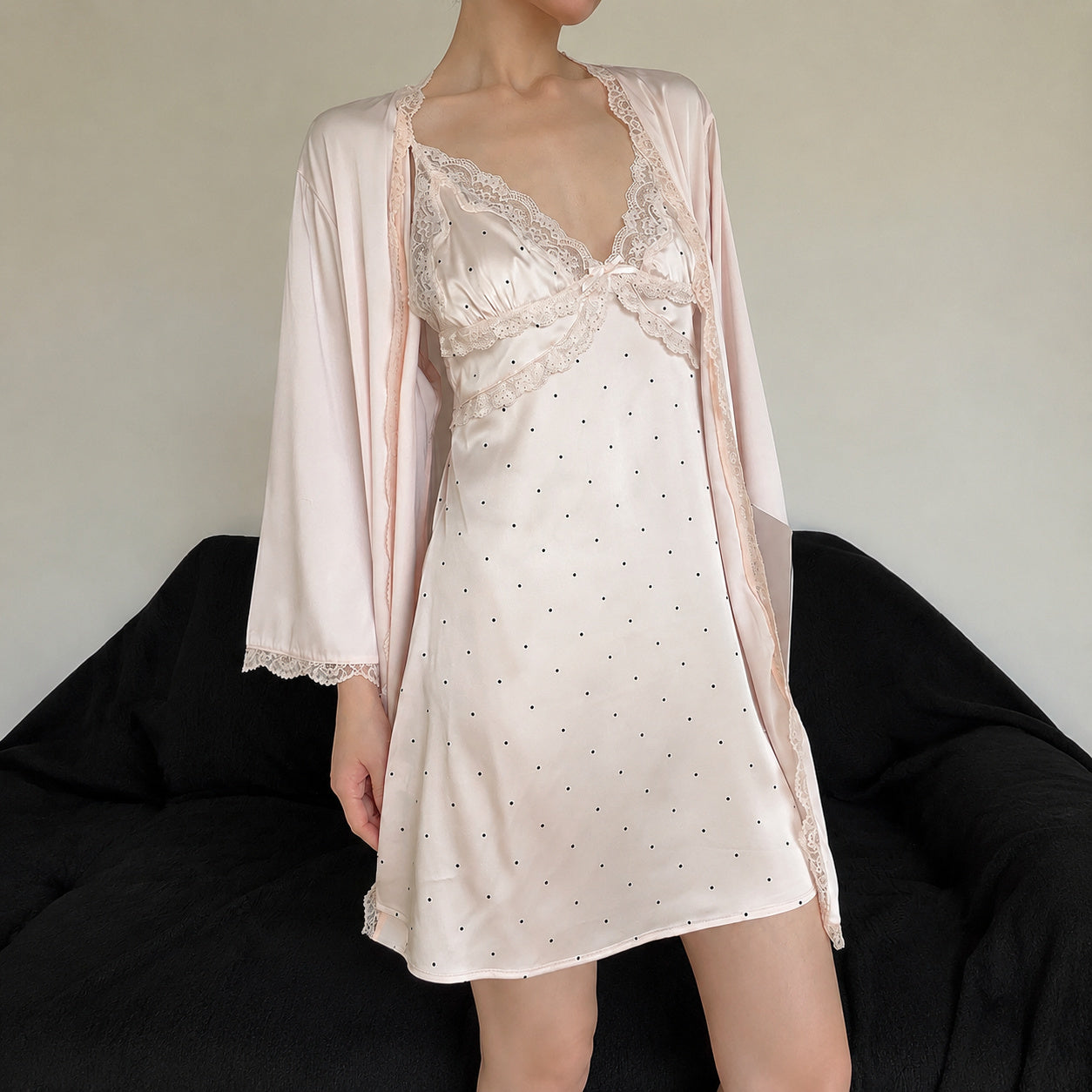 French Lace Camisole Sleep Dress