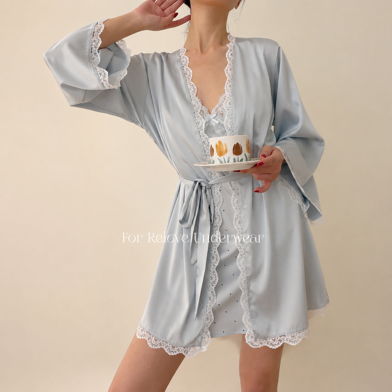 French Lace Camisole Sleep Dress