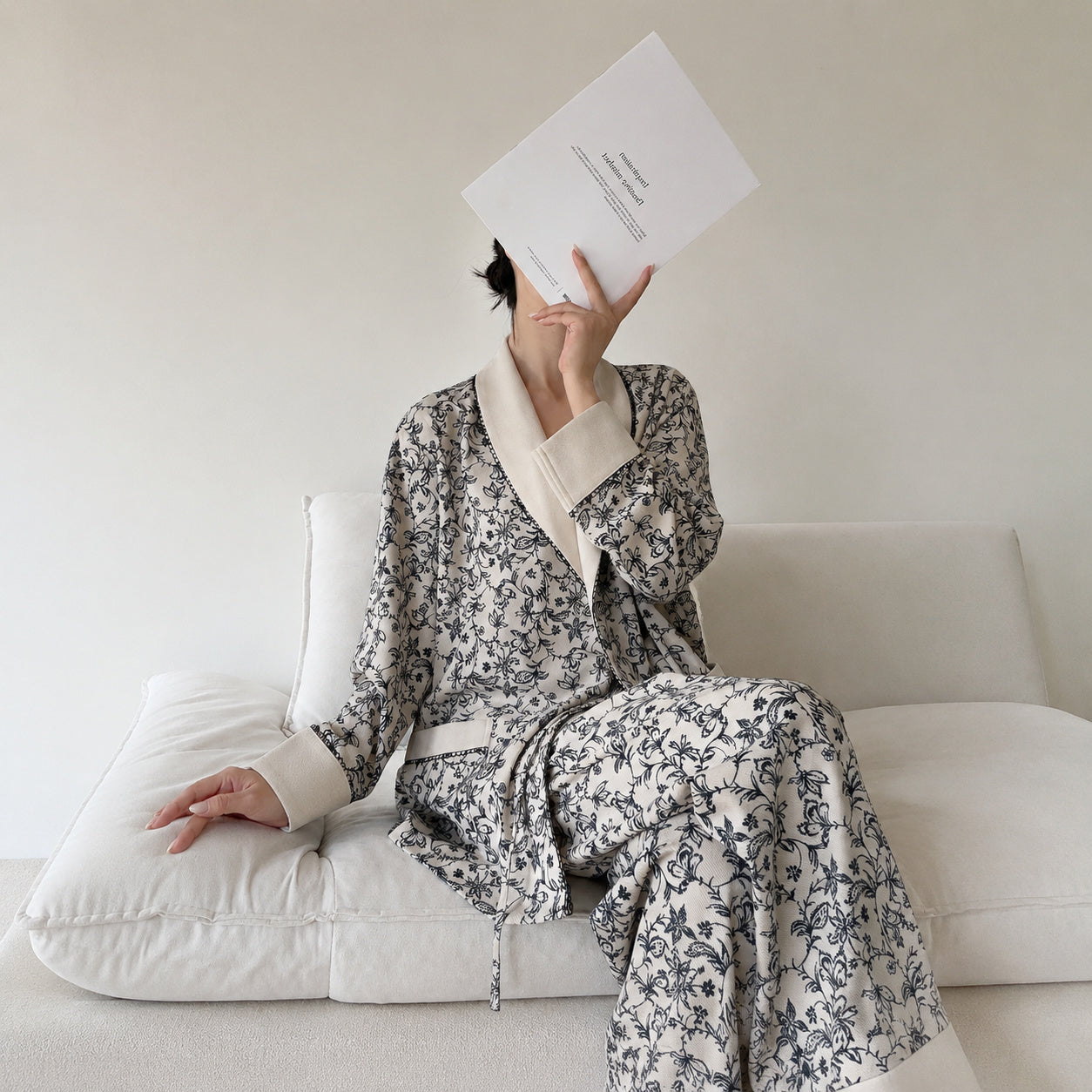 Vintage Floral Pajama Set