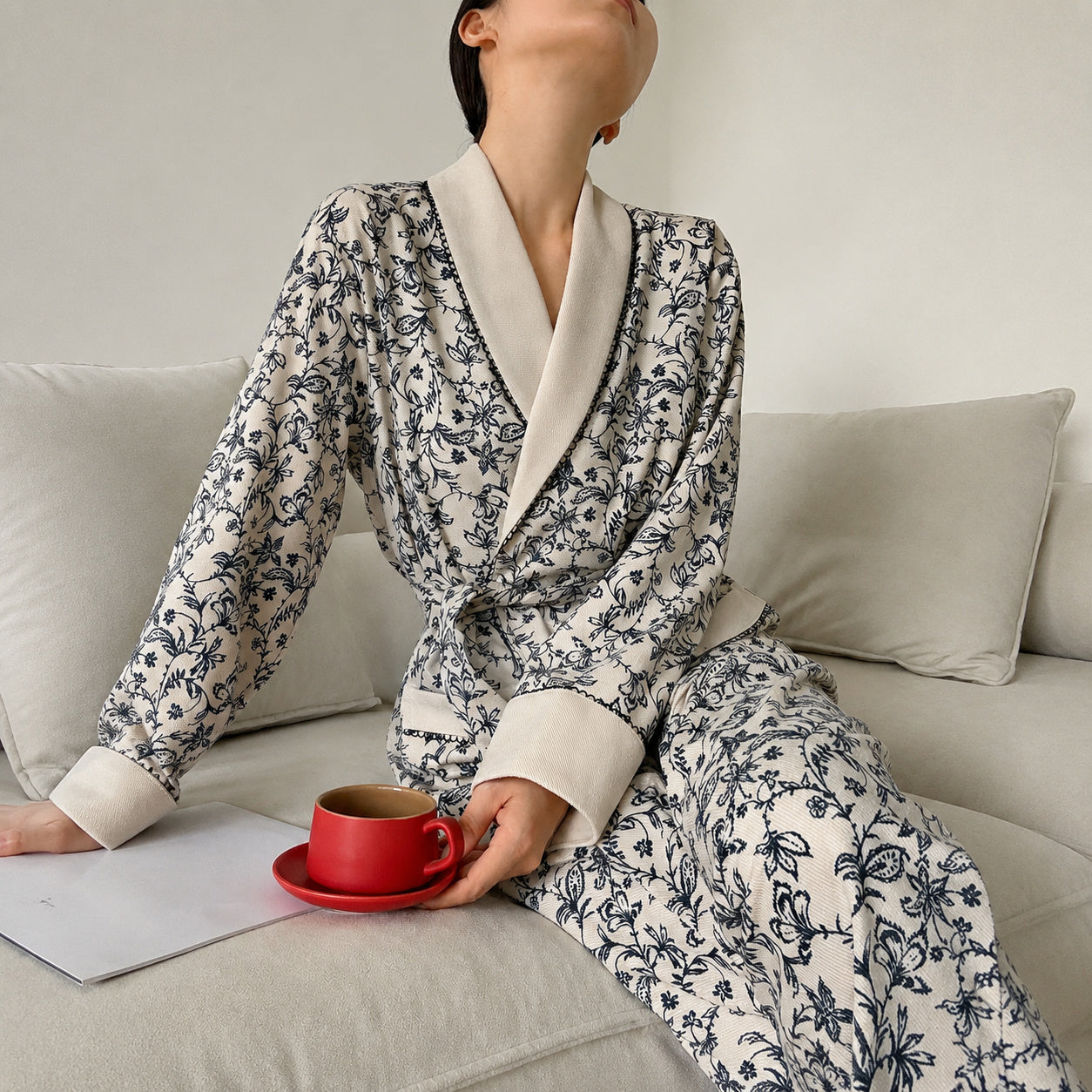 Vintage Floral Pajama Set