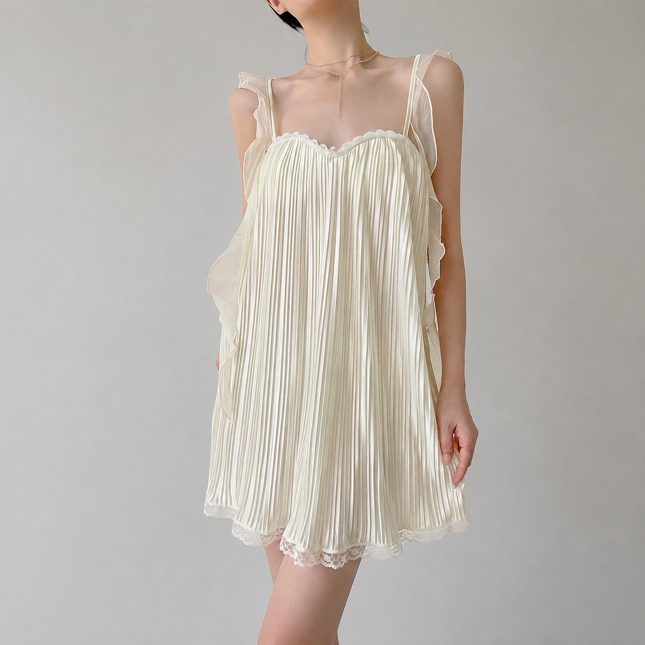 Romantic French Mesh Sleep Dress