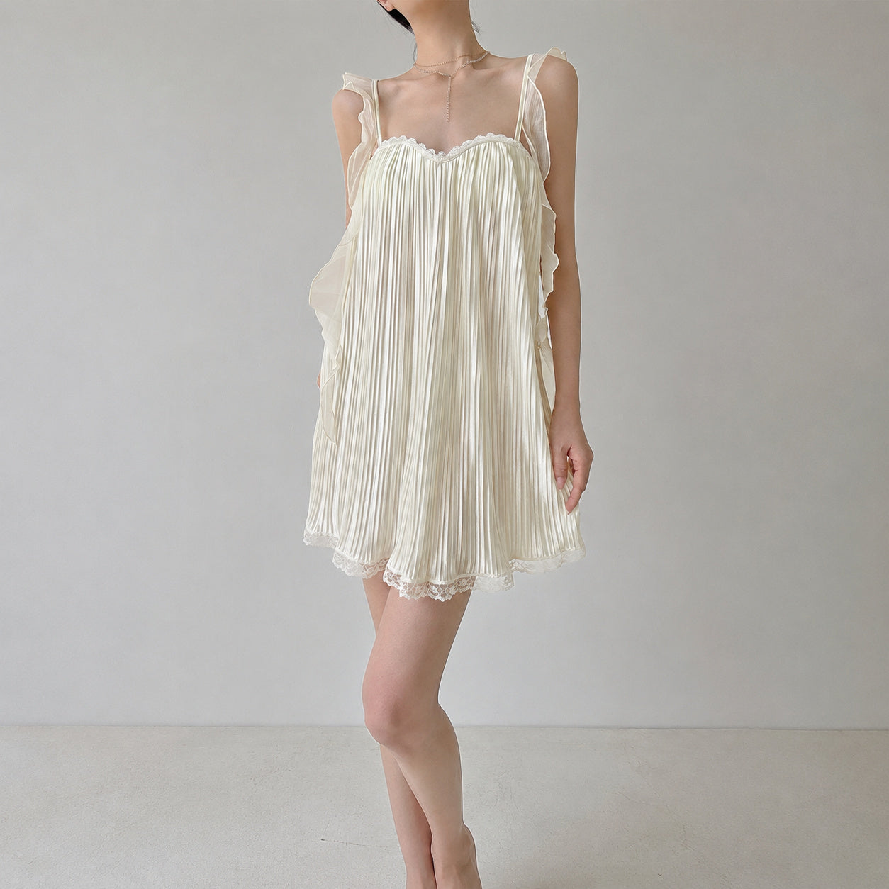 Romantic French Mesh Sleep Dress