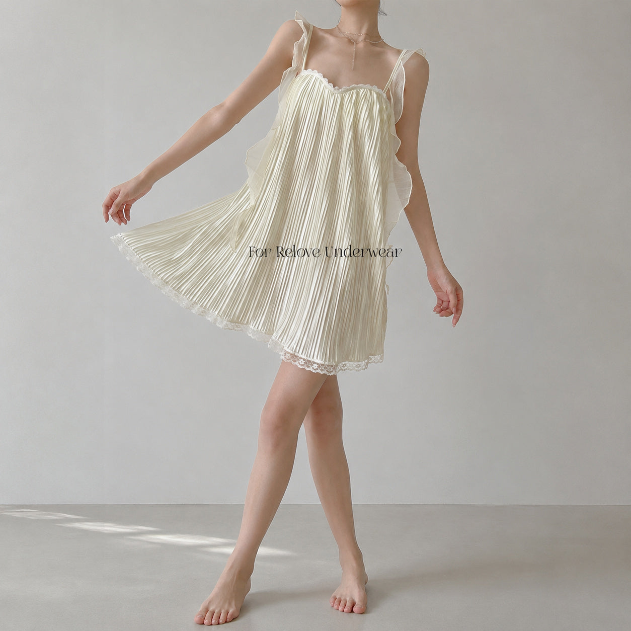Romantic French Mesh Sleep Dress