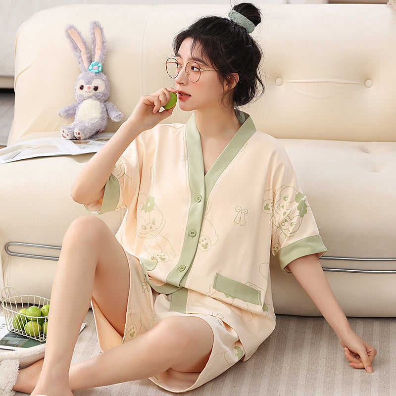 Cotton Lounge Set With Prints