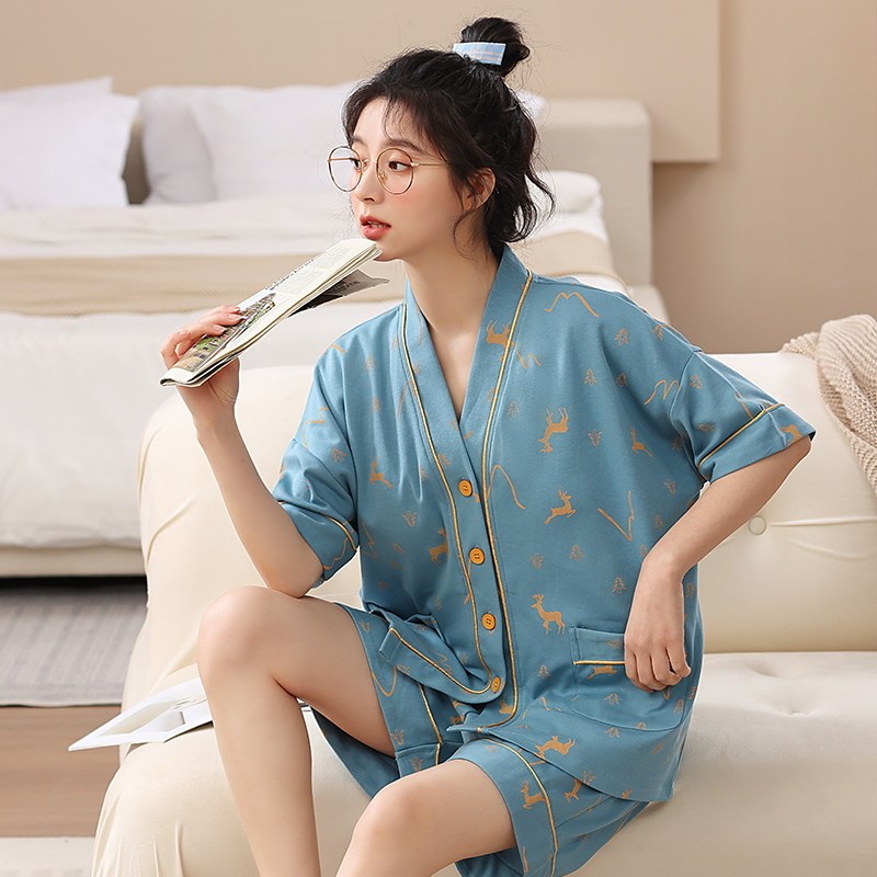 Cotton Lounge Set With Prints