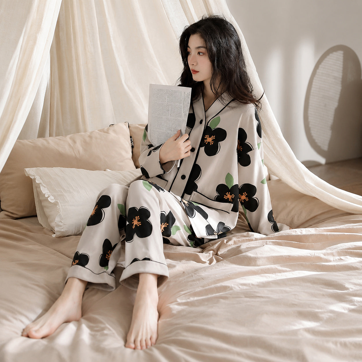 Cotton Lounge Pajama Set
