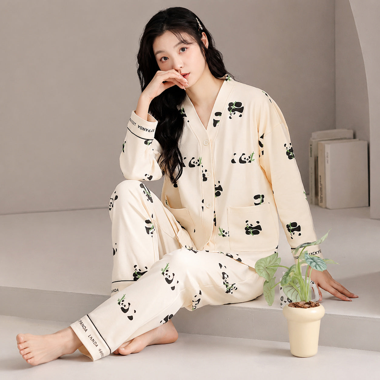 Cotton Lounge Pajama Set