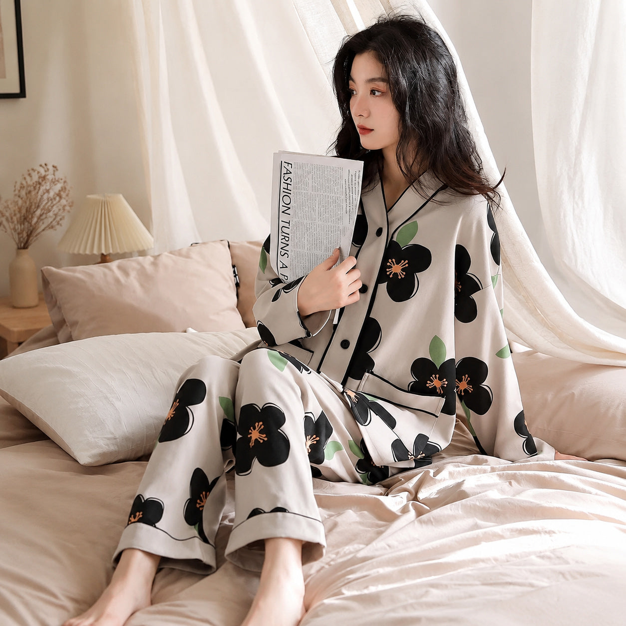 Cotton Lounge Pajama Set