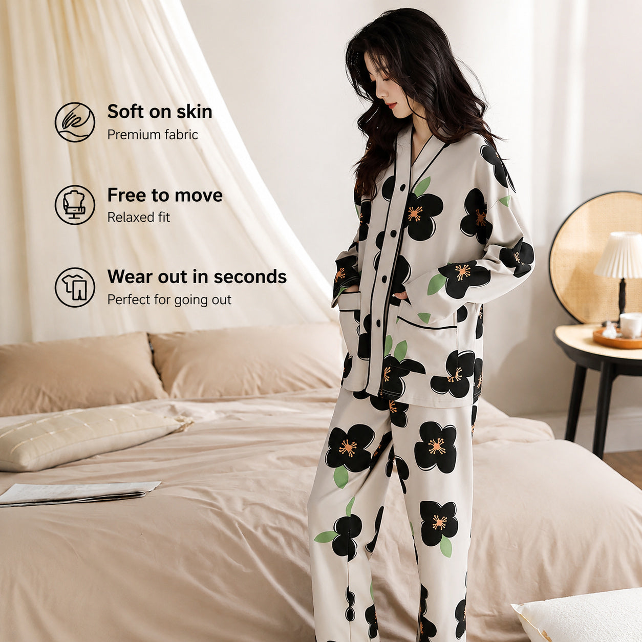 Cotton Lounge Pajama Set