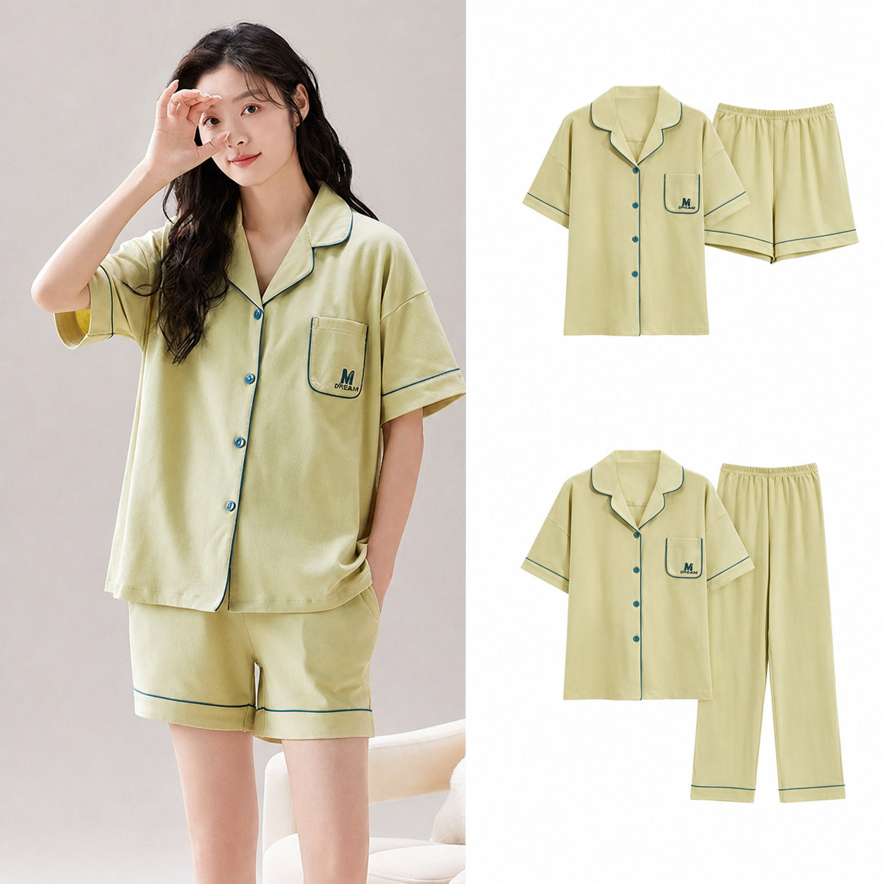 Cotton Pajama Mix-and-match Set