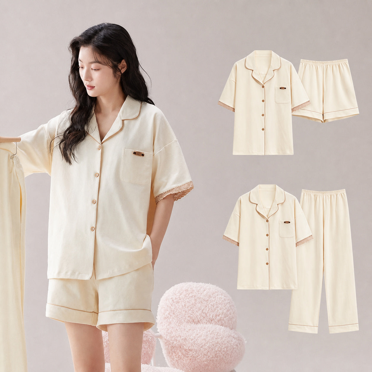 Cotton Pajama Mix-and-match Set
