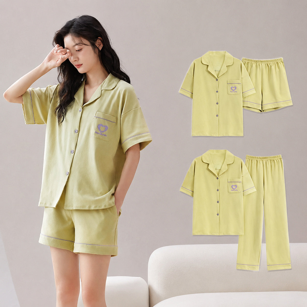 Cotton Pajama Mix-and-match Set