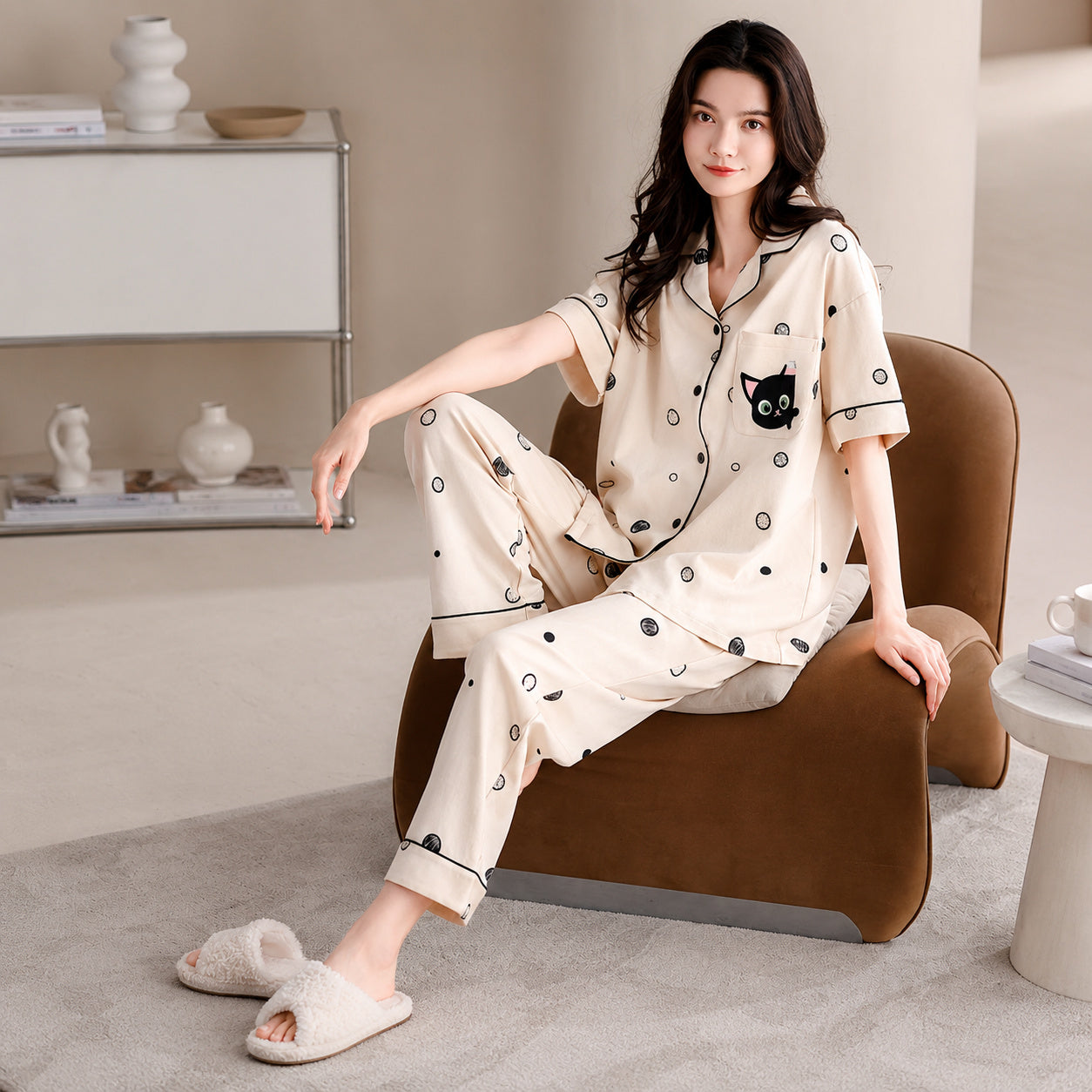 Cotton Pajama Trio Set