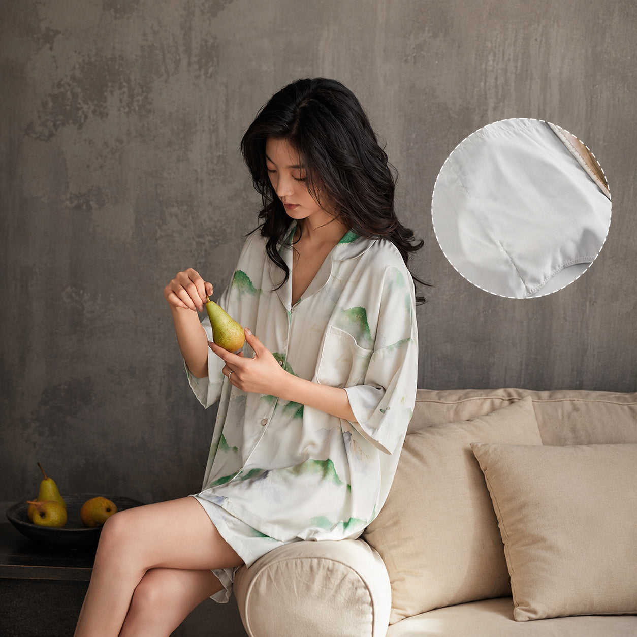 Ice‑silk Summer Pajama Set