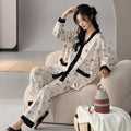 Cotton Pajama Set With Bra Pads