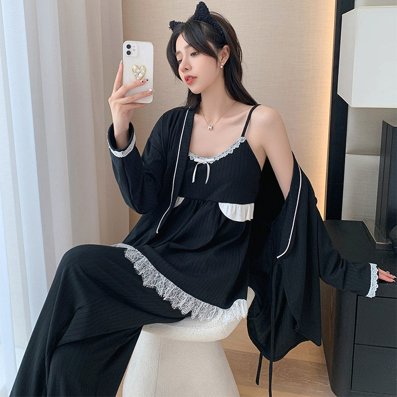 Midnight Lace Sleep Set