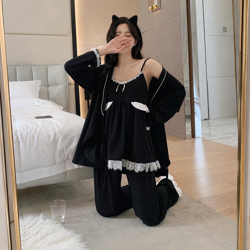 Midnight Lace Sleep Set