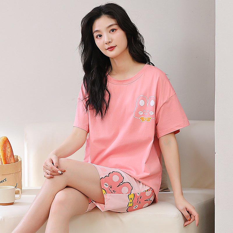 Cotton Graphic Lounge Set