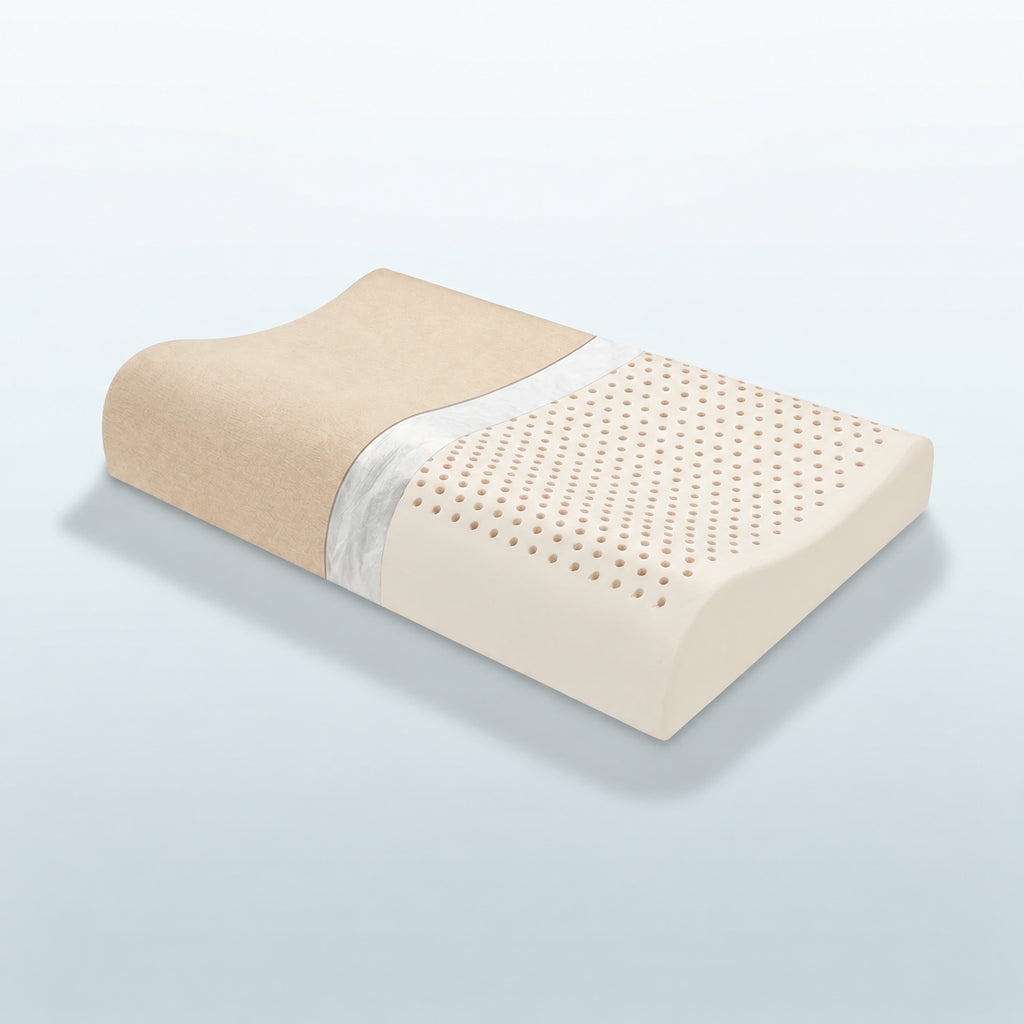 Thai Latex Anti-Mite Pillow for Sleep Comfort, Multiple Colors