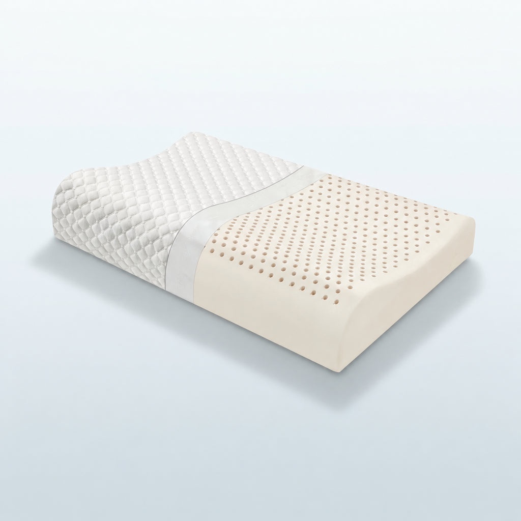 Thai Latex Anti-Mite Pillow for Sleep Comfort, Multiple Colors
